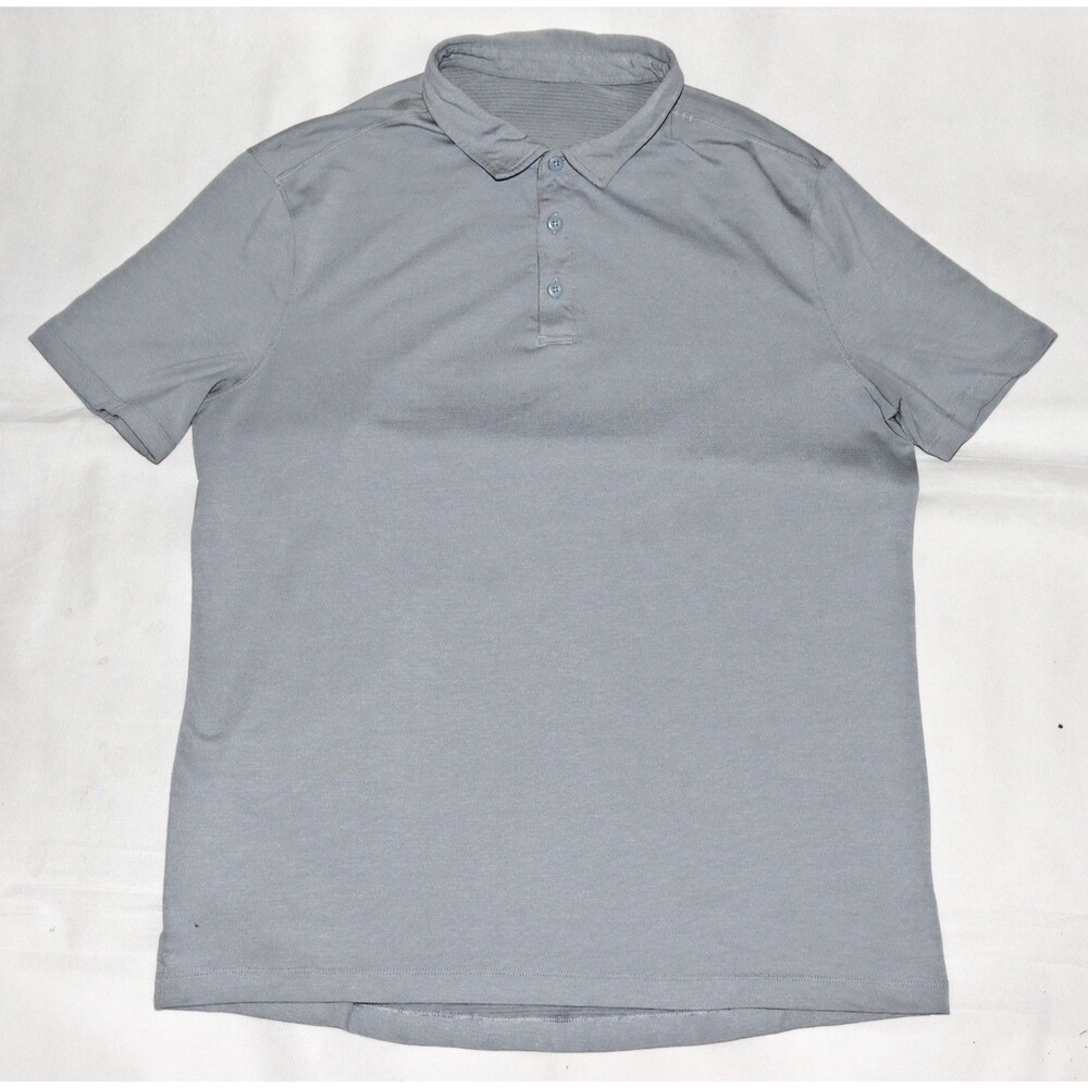 Lululemon Men's Performance Golfer Outdoors Preppy Casual Polo Shirt Size Large